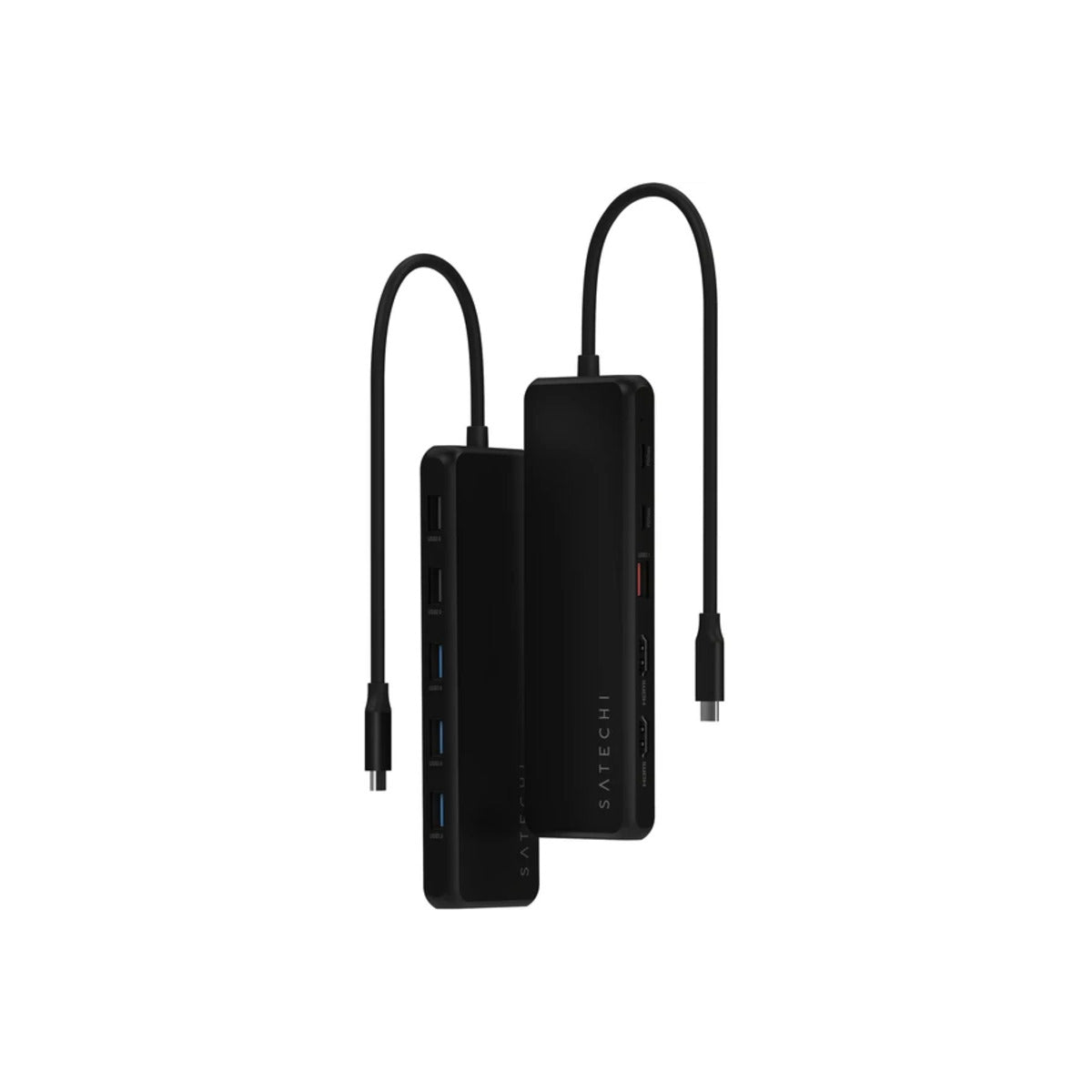 Hub Satechi 13in1 USB-C Triple Display Multiport Adapter - černý