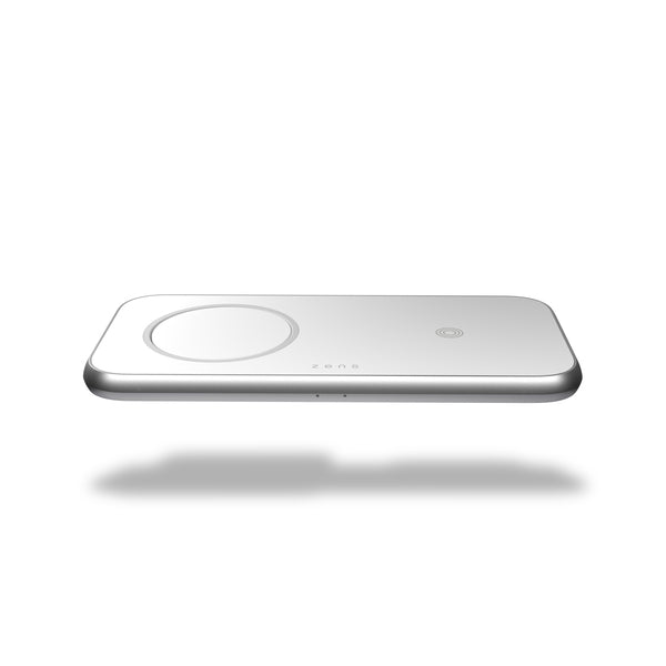 Hliníková bezdrátová nabíječka Zens Aluminium 3-in-1 s 45W USB-C PD adaptérem