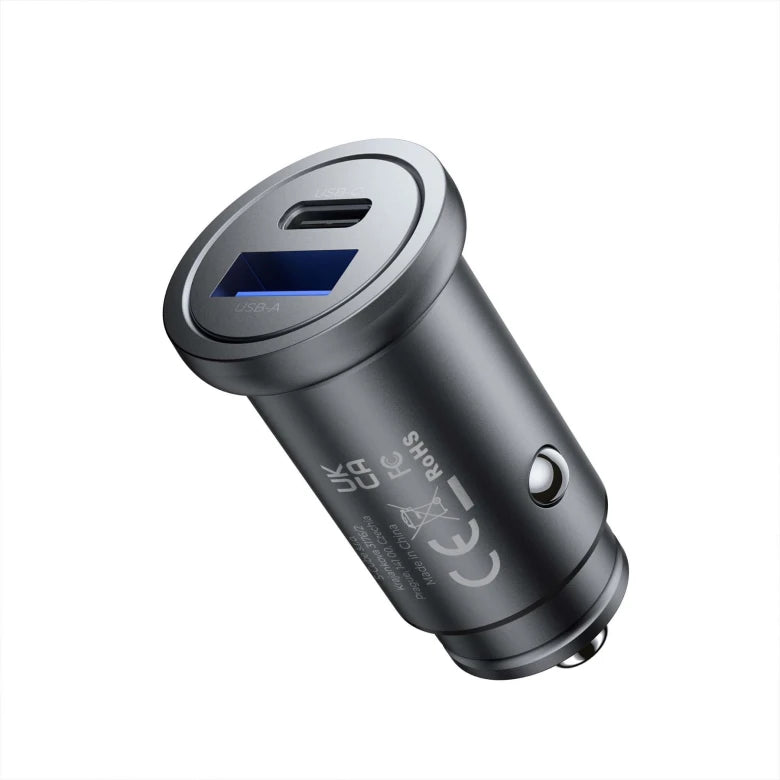 Nabíječka do auta Mobile Origin CA12 Dual Car Charger 30W USB-C / USB-A