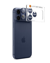 Sklo na fotoaparát pro iPhone 17 Max Pro Spigen Glass tR EZ Fit Optik Pro XL - modré