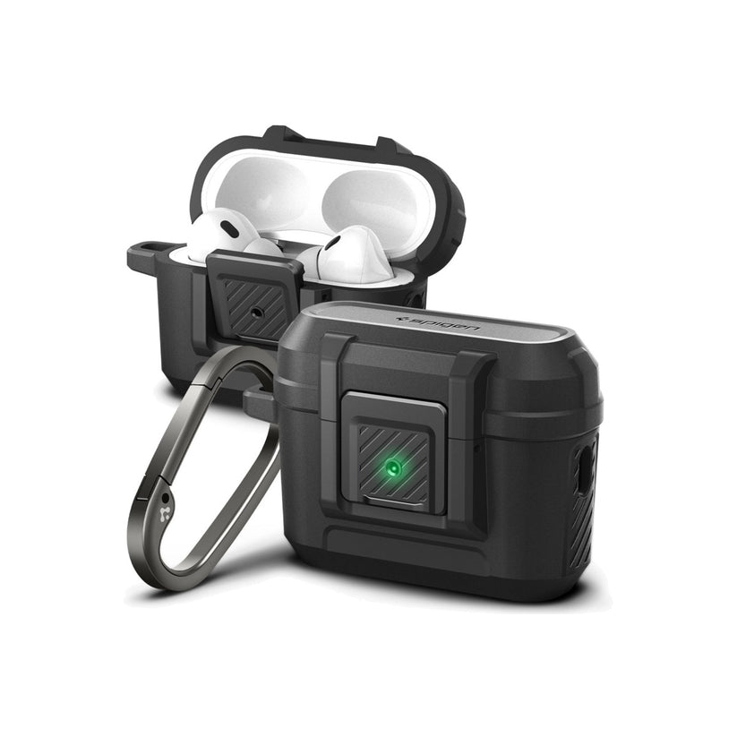 Obal pro AirPods Pro 2. gen Spigen Lock Fit - černý - istyle.work