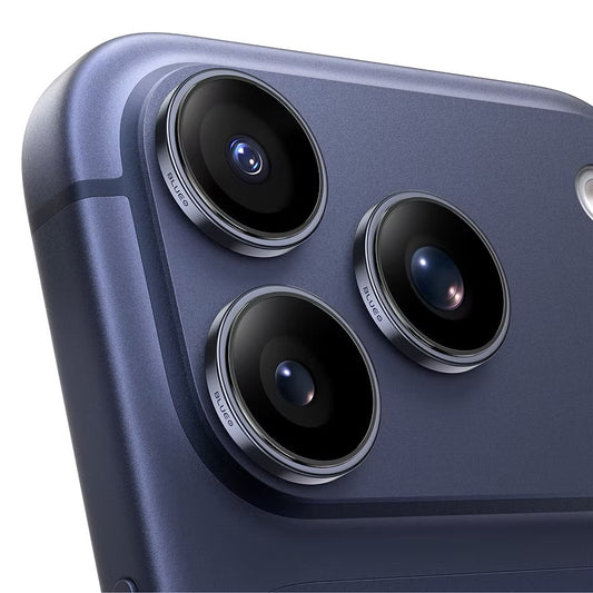 Safírové sklo na čočky pro iPhone 17 Pro / 17 Pro Max Blueo - modré