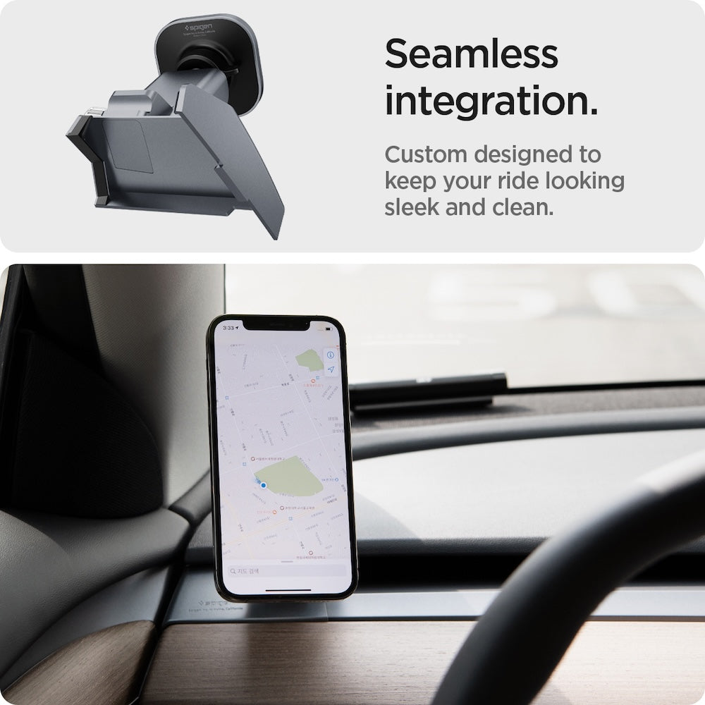 MagSafe držák Spigen Tesla OneTap MagSafe Car Mount - černá - istyle.work