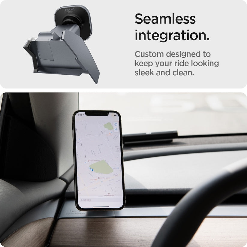 MagSafe držák Spigen Tesla OneTap MagSafe Car Mount - černá - istyle.work