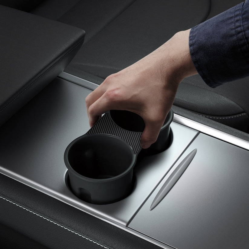 Držák nápojů Spigen Tesla Center Console Cup Holder Insert - černý - istyle.work