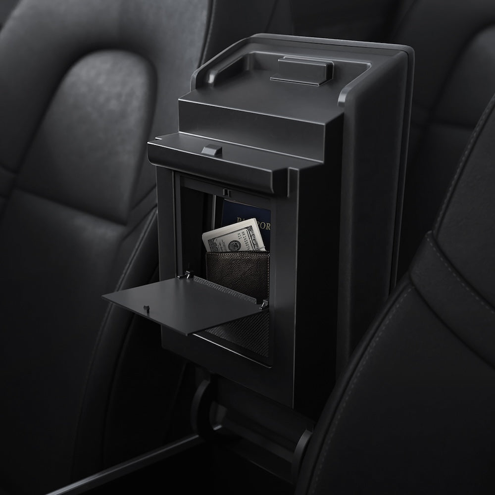 Skrytý úložný box Spigen Tesla Center Console Organizer Hidden Storage Box - černý - istyle.work