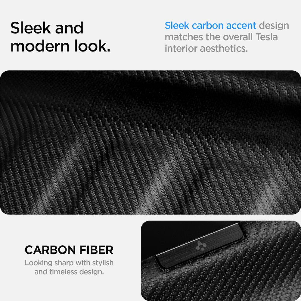 Podložka do kufru přední Spigen Tesla Car Mat Front Trunk - černá - istyle.work