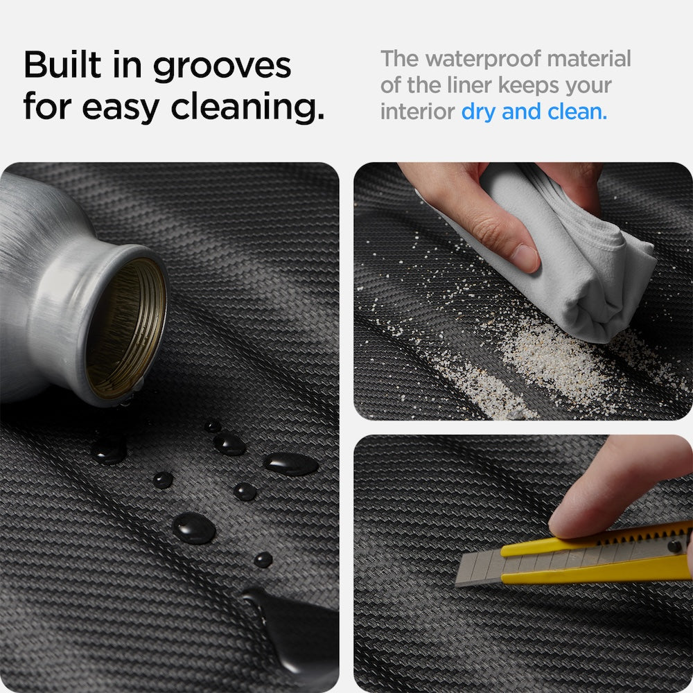 Podložka do kufru přední Spigen Tesla Car Mat Front Trunk - černá - istyle.work