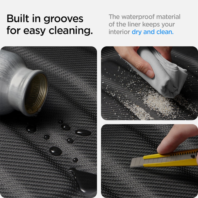 Podložka do kufru přední Spigen Tesla Car Mat Front Trunk - černá - istyle.work