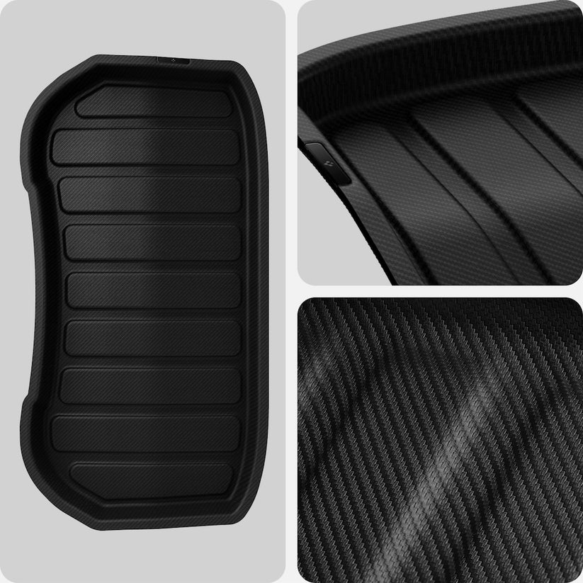 Podložka do kufru přední Spigen Tesla Car Mat Front Trunk - černá - istyle.work