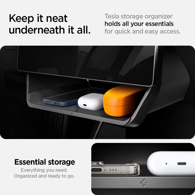 Organizér Spigen Tesla Under Screen Storage Organize - černý - istyle.work