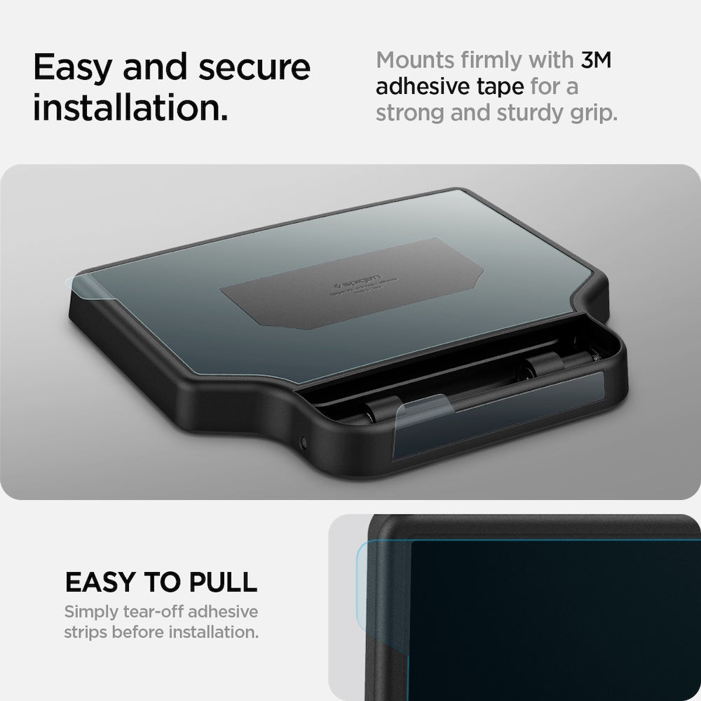 Velký skrytý úložný box Spigen Tesla Center Console Organizer Hidden Storage Box - černý - istyle.work