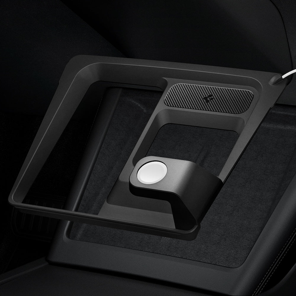 Nabíjecí stanice Spigen Tesla 3 in 1 Wireless Charging Hub Mount - černá - istyle.work