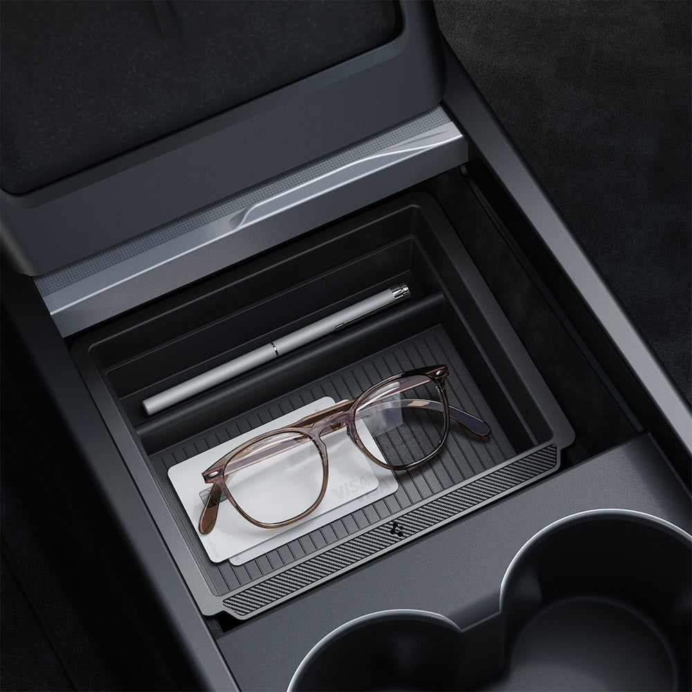 Organizér pro přední konzoli Spigen Tesla Sliding Console Organizer - černý - istyle.work