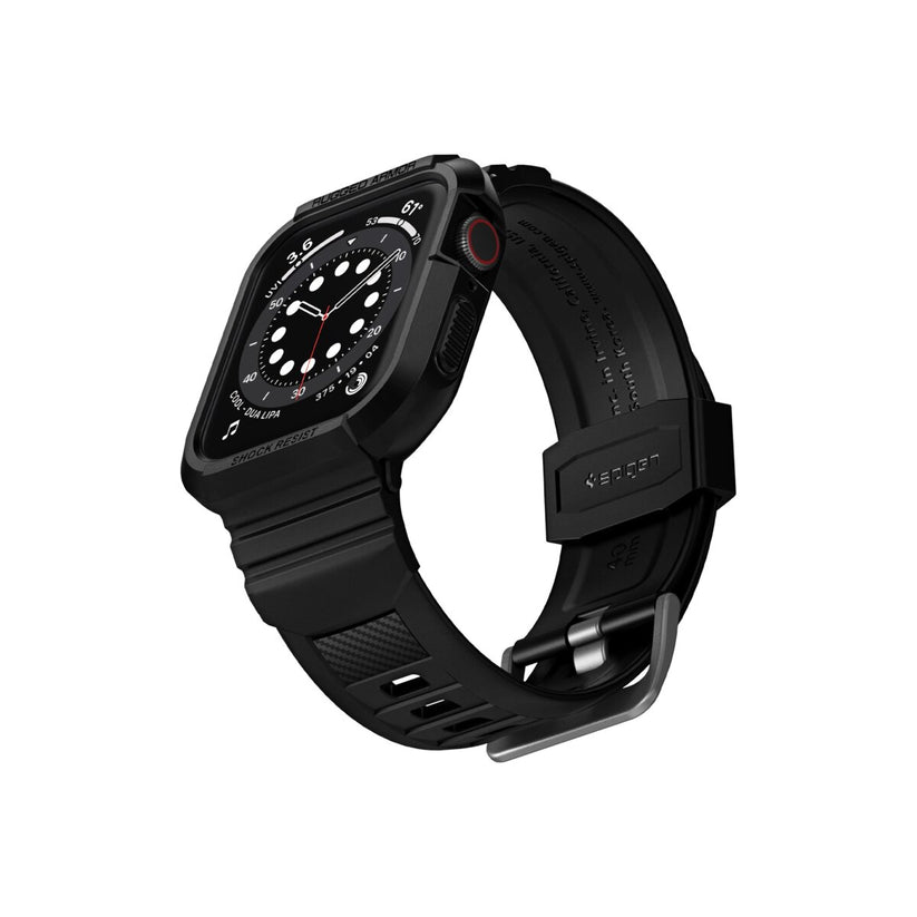 Řemínek pro Apple Watch 30/40/41 mm Spigen Rugged Armor Pro - černá - istyle.work