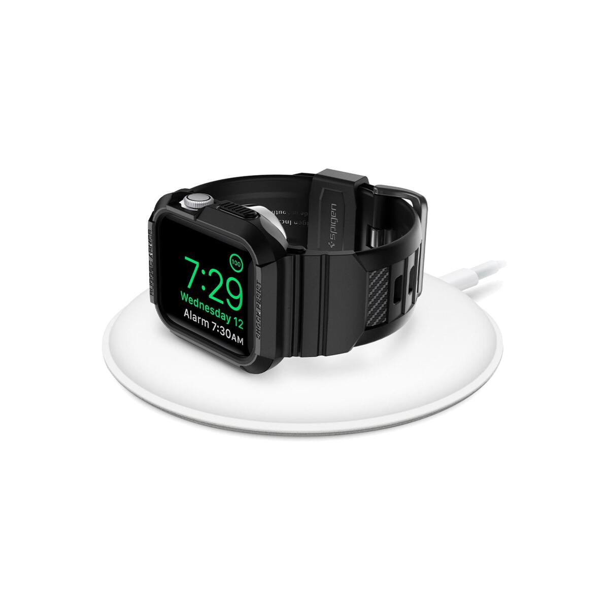 Řemínek pro Apple Watch 30/40/41 mm Spigen Rugged Armor Pro - černá - istyle.work