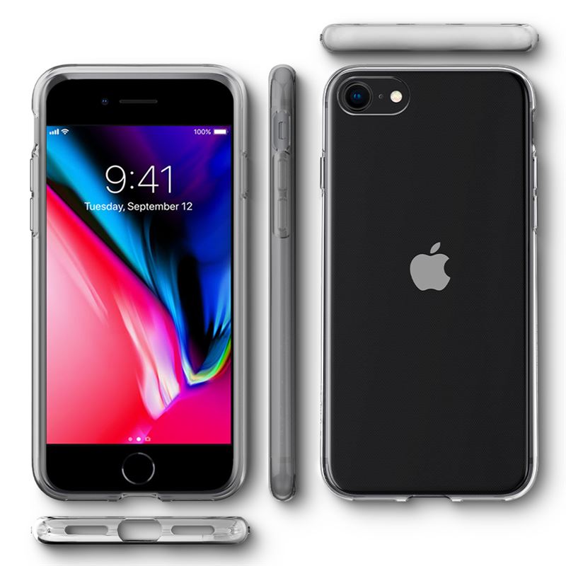 Kryt na iPhone SE/8/7 Spigen Crystal Flex - istyle.work