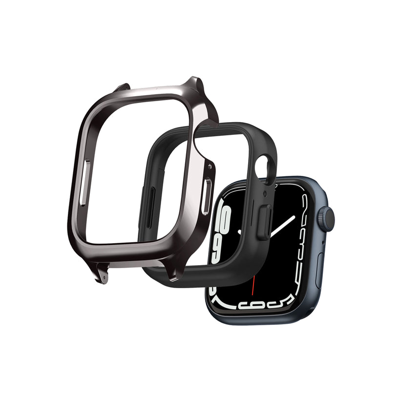 Řemínek pro Apple Watch 42/44/45/49 mm Spigen Metal Fit Pro - šedý - istyle.work