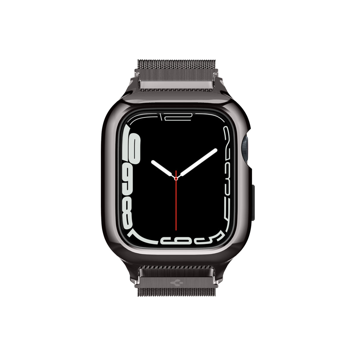 Řemínek pro Apple Watch 42/44/45/49 mm Spigen Metal Fit Pro - šedý - istyle.work