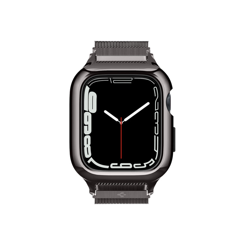 Řemínek pro Apple Watch 42/44/45/49 mm Spigen Metal Fit Pro - šedý - istyle.work