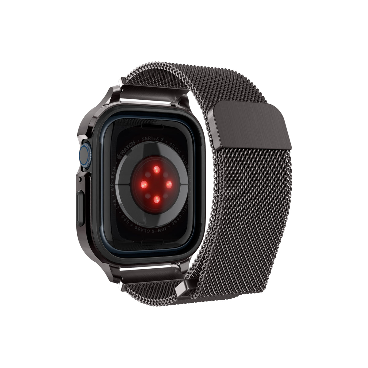 Řemínek pro Apple Watch 42/44/45/49 mm Spigen Metal Fit Pro - šedý - istyle.work