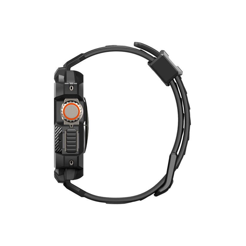 Řemínek pro Apple Watch Ultra 49 mm Spigen Rugged Armor Pro - černý - istyle.work