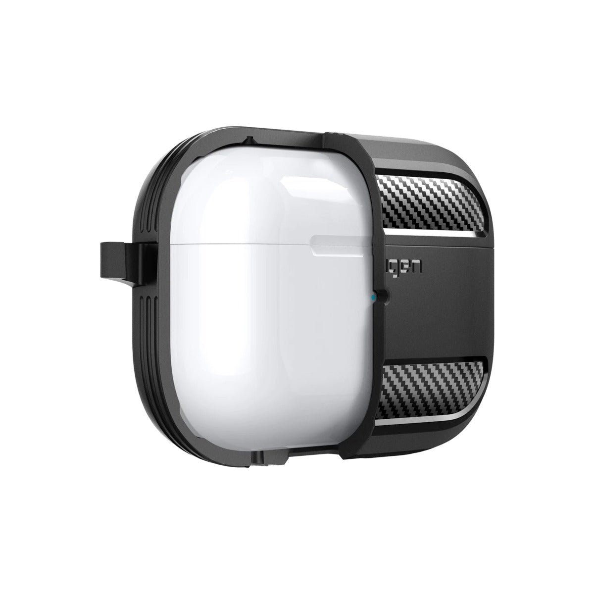 Obal pro AirPods Pro 2. gen Spigen Rugged Armor - černý - istyle.work