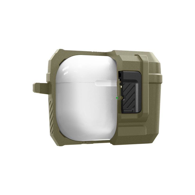 Obal pro AirPods Pro 2. gen Spigen Lock Fit - zelený - istyle.work