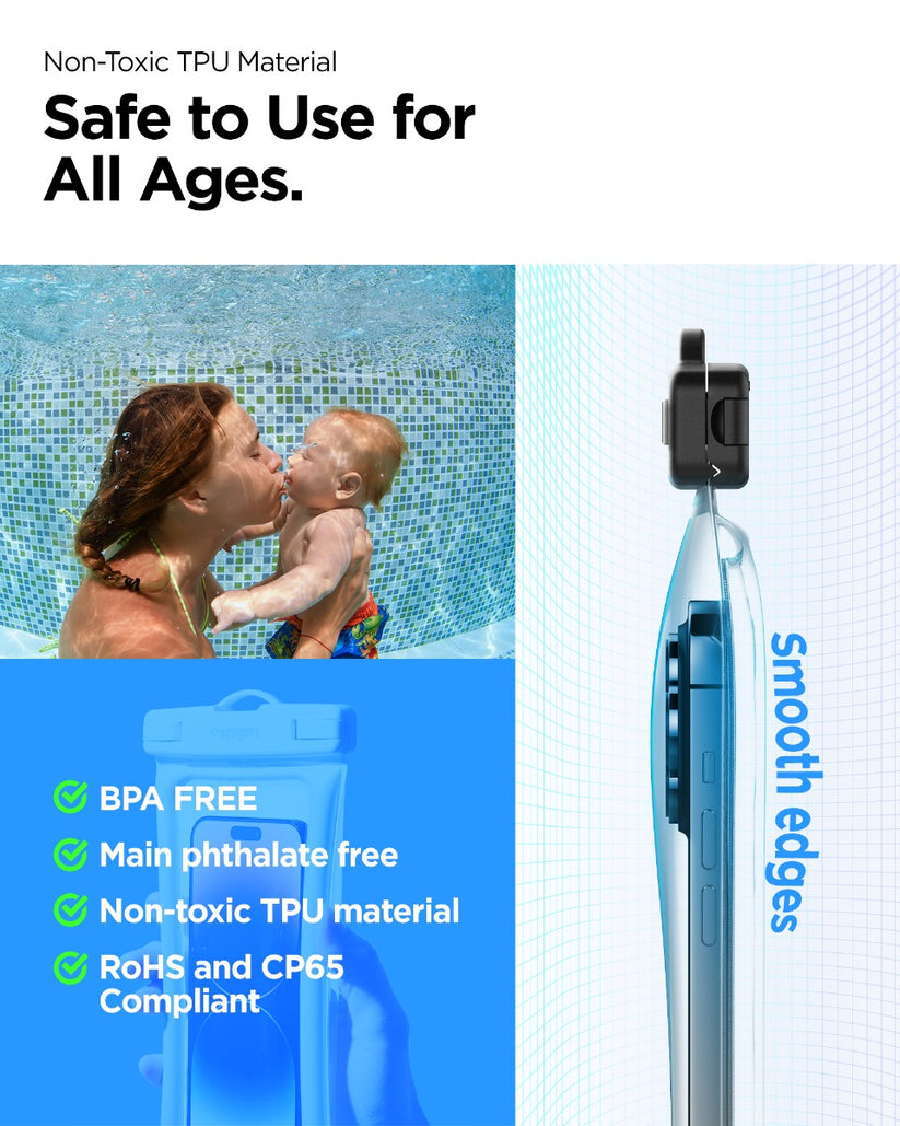 Vodotěsné plovoucí pouzdro Spigen Aqua Shield A610 - bílé - istyle.work