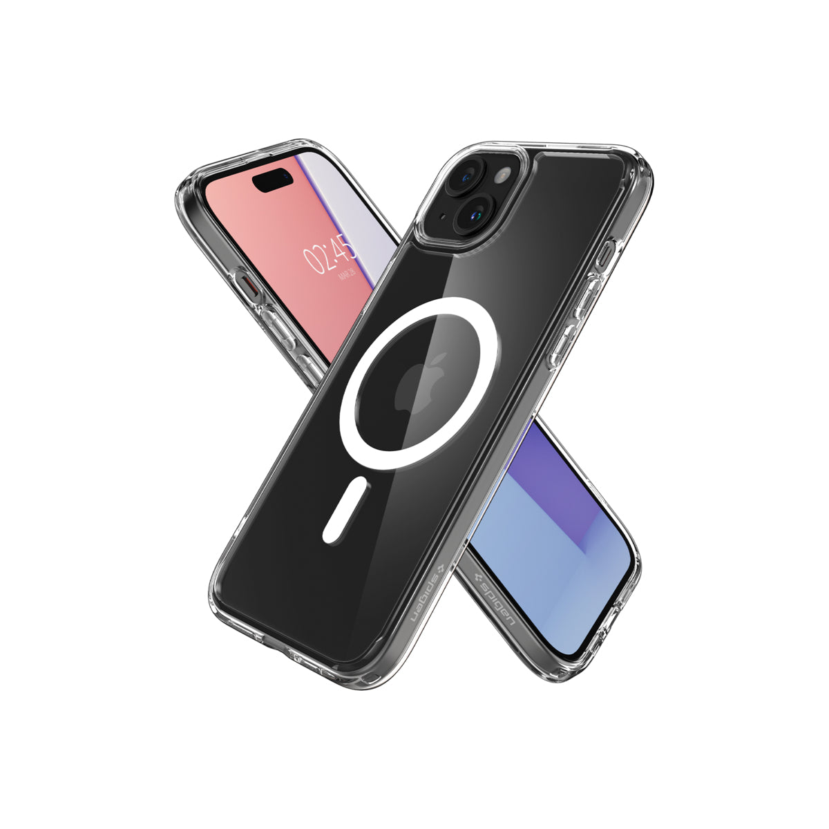 Kryt pro iPhone 15 Plus Spigen Crystal Hybrid MagSafe - bílý - istyle.work