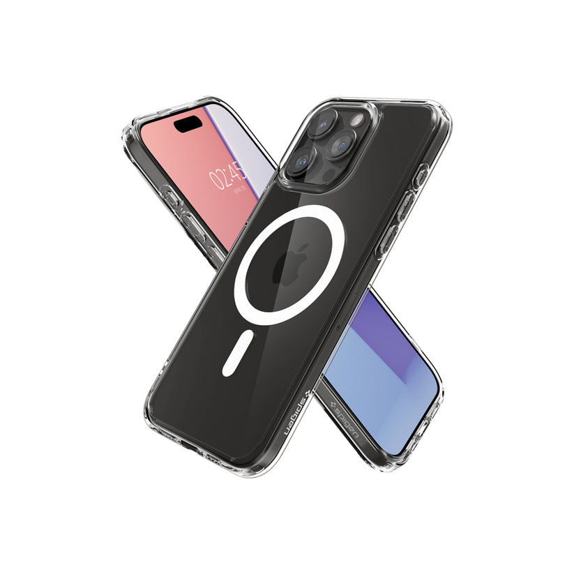 Kryt pro iPhone 15 Pro Spigen Crystal Hybrid MagSafe - bílý - istyle.work