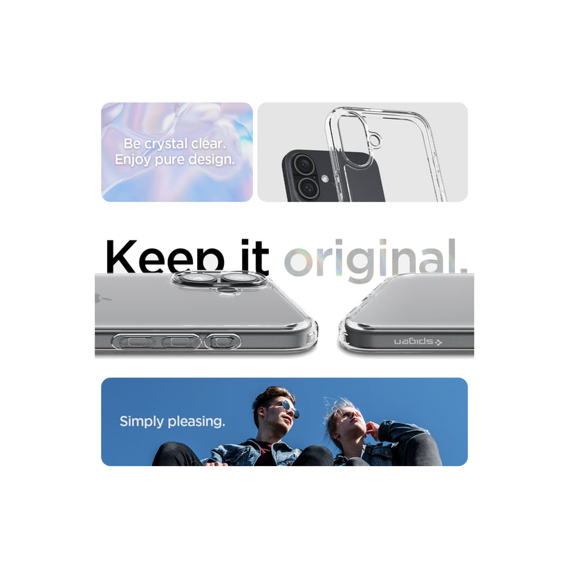 Kryt pro iPhone 16 Spigen Crystal Hybrid - průhledný - istyle.work