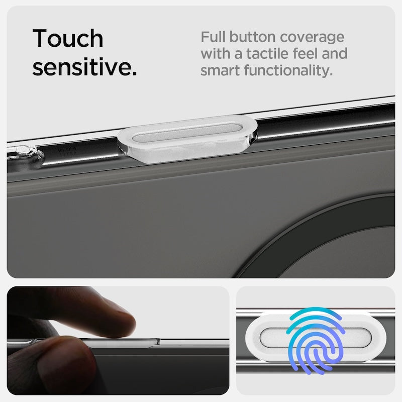 MagSafe kryt pro iPhone 16 Pro Max Spigen Ultra Hybrid T-series - šedý - istyle.work