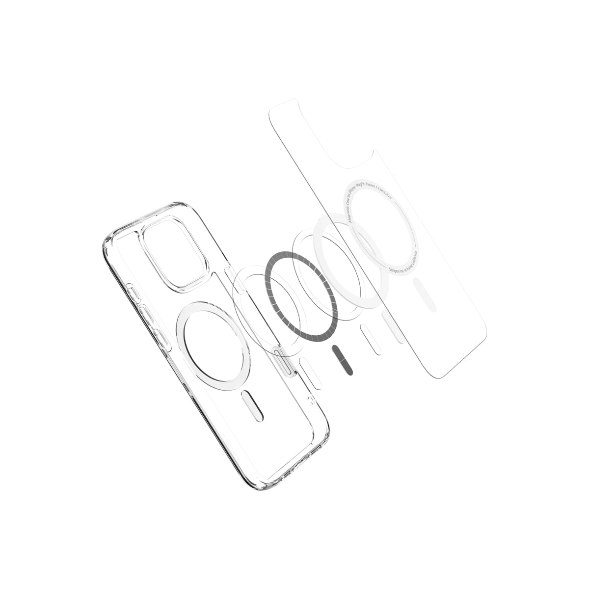 MagSafe kryt pro iPhone 16 Pro Max Spigen Ultra Hybrid T-series - šedý - istyle.work