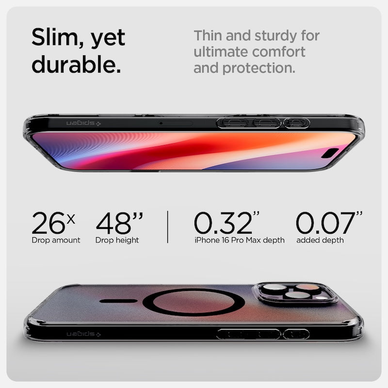 MagSafe kryt pro iPhone 16 Pro Max Spigen Ultra Hybrid T-series - černý - istyle.work