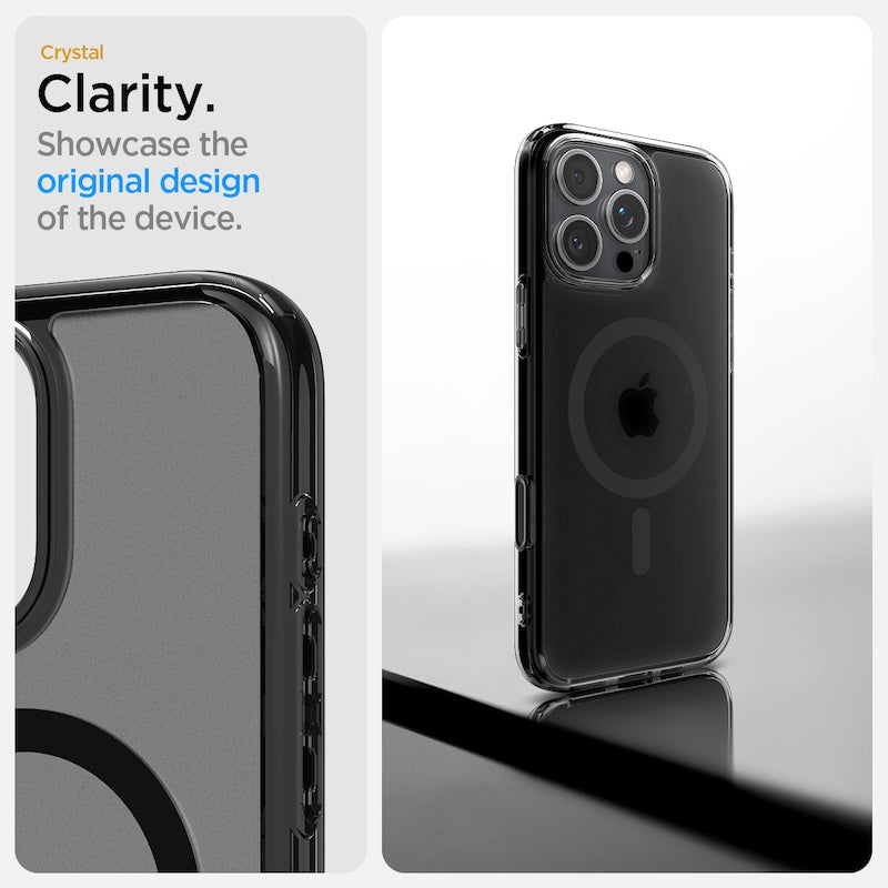 MagSafe kryt pro iPhone 16 Pro Spigen Ultra Hybrid T-series - černý - istyle.work