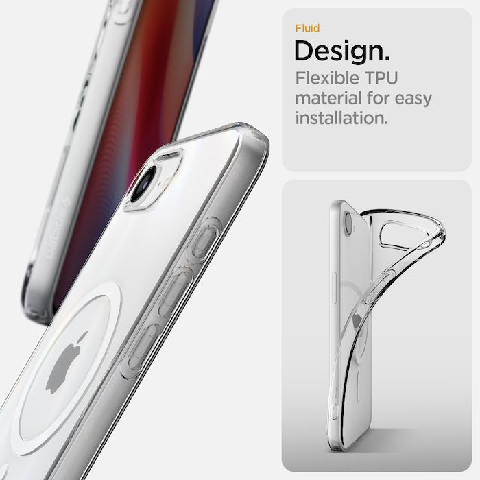 MagSafe kryt pro iPhone 16e Spigen Crystal Flex - průhledný - istyle.work