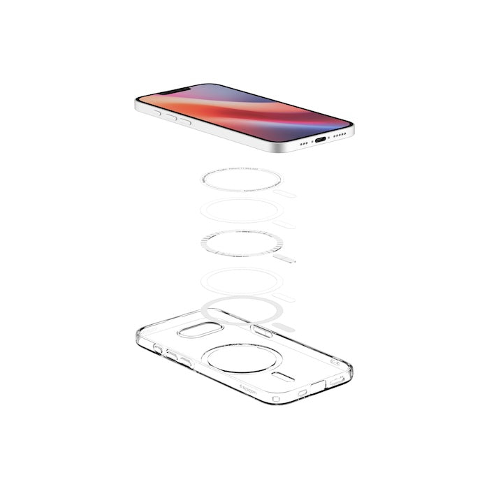 MagSafe kryt pro iPhone 16e Spigen Crystal Flex - průhledný - istyle.work