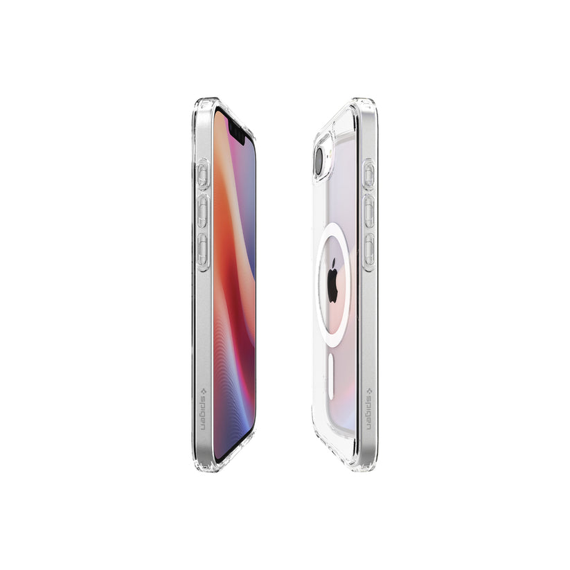MagSafe kryt pro iPhone 16e Spigen Crystal Hybrid - průhledný - istyle.work