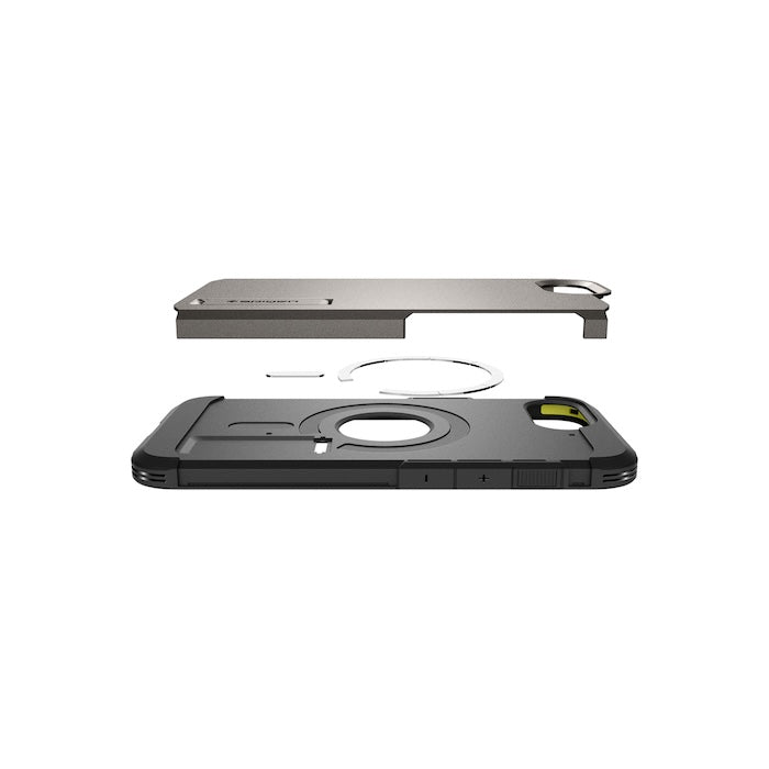 MagSafe kryt pro iPhone 16e Spigen Tough Armor - šedý - istyle.work