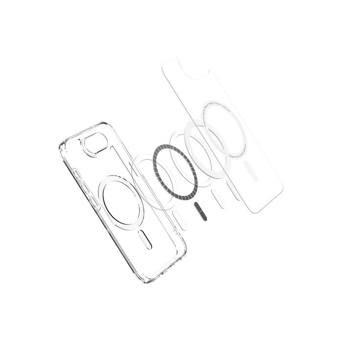 MagSafe kryt pro iPhone 16e Spigen Ultra Hybrid - průhledný - istyle.work