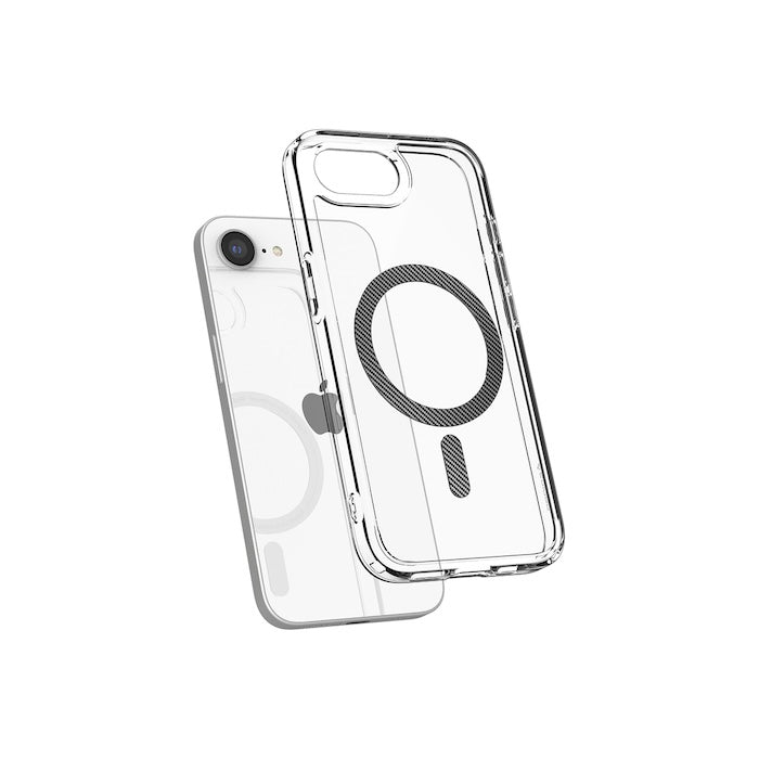 MagSafe kryt pro iPhone 16e Spigen Ultra Hybrid - průhledný karbon - istyle.work