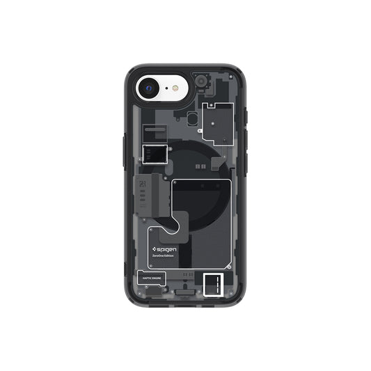 MagSafe kryt pro iPhone 16e Spigen Ultra Hybrid - zero one black - istyle.work