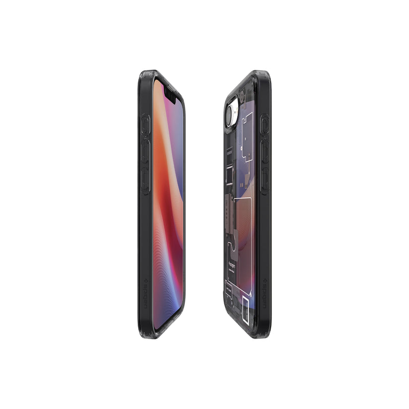 MagSafe kryt pro iPhone 16e Spigen Ultra Hybrid - zero one black - istyle.work