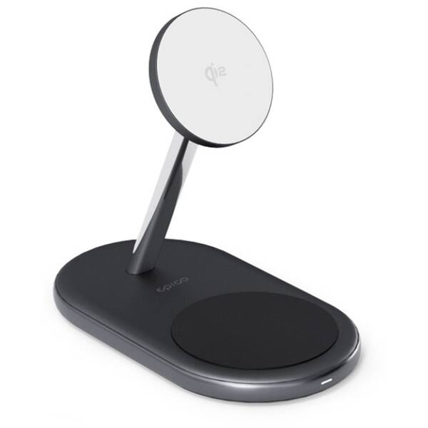 Bezdrátová nabíječka Epico UltraBase Qi2 2in1 Wireless Charging Stand - černá