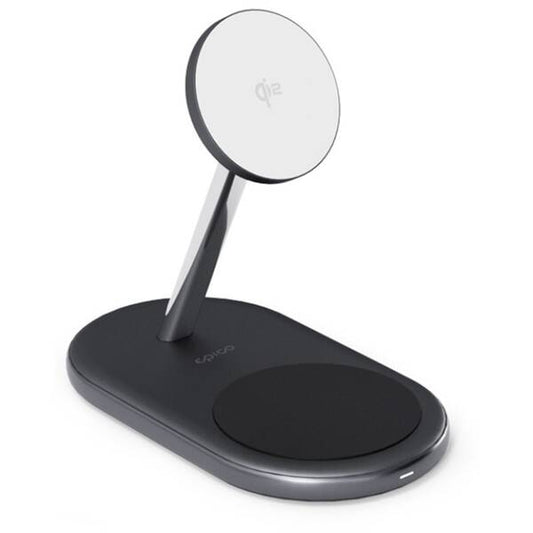 Bezdrátová nabíječka Epico UltraBase Qi2 2in1 Wireless Charging Stand - černá