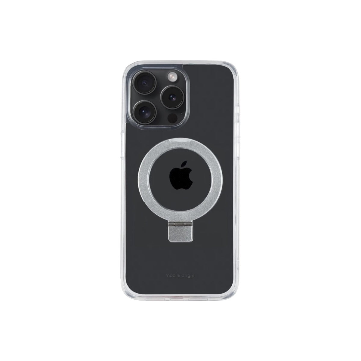 Pouzdro na iPhone 15 Pro Max Mobile Origin RingMag - průhledné - istyle.work