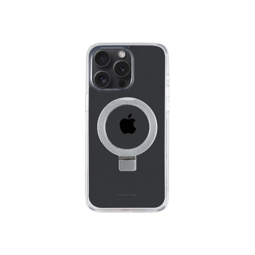 Pouzdro na iPhone 15 Pro Max Mobile Origin RingMag - průhledné - istyle.work