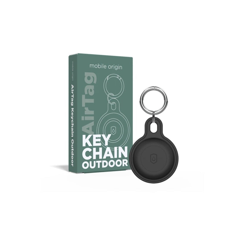 Přívěšek pro AirTag Mobile Origin Airtag Outdoor KeyChain - černý - istyle.work