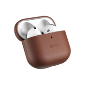 Pouzdro pro AirPods 4 z pravé kůže Epico Leather Case - hnědé